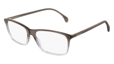 occhiali gucci gg 5530|Gucci™ GG0553O 008 56 Gray Eyeglasses .